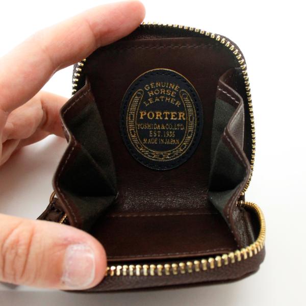 ポーター ワイズ コインケース 341-01321 PORTER WISE ミニ財布 メンズ ブランド レディース 本革 吉田カバン コンパクト 小銭入れ 牛革 レザー