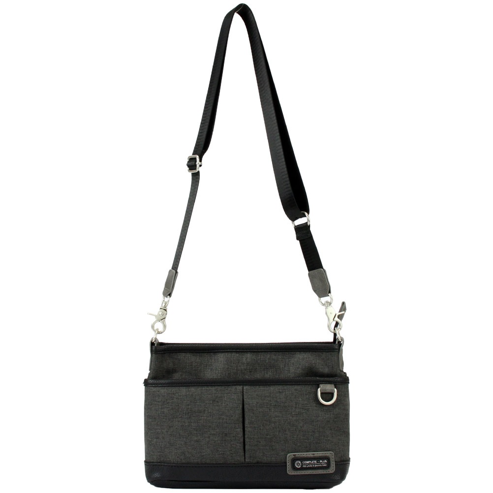 COMPLETE PLUS コンプリートプラス ショルダーバッグ ショルダー メンズ コンパクト ブランド 斜めがけ 大人 軽量 ポリエステル 黒 951-cp-4js202