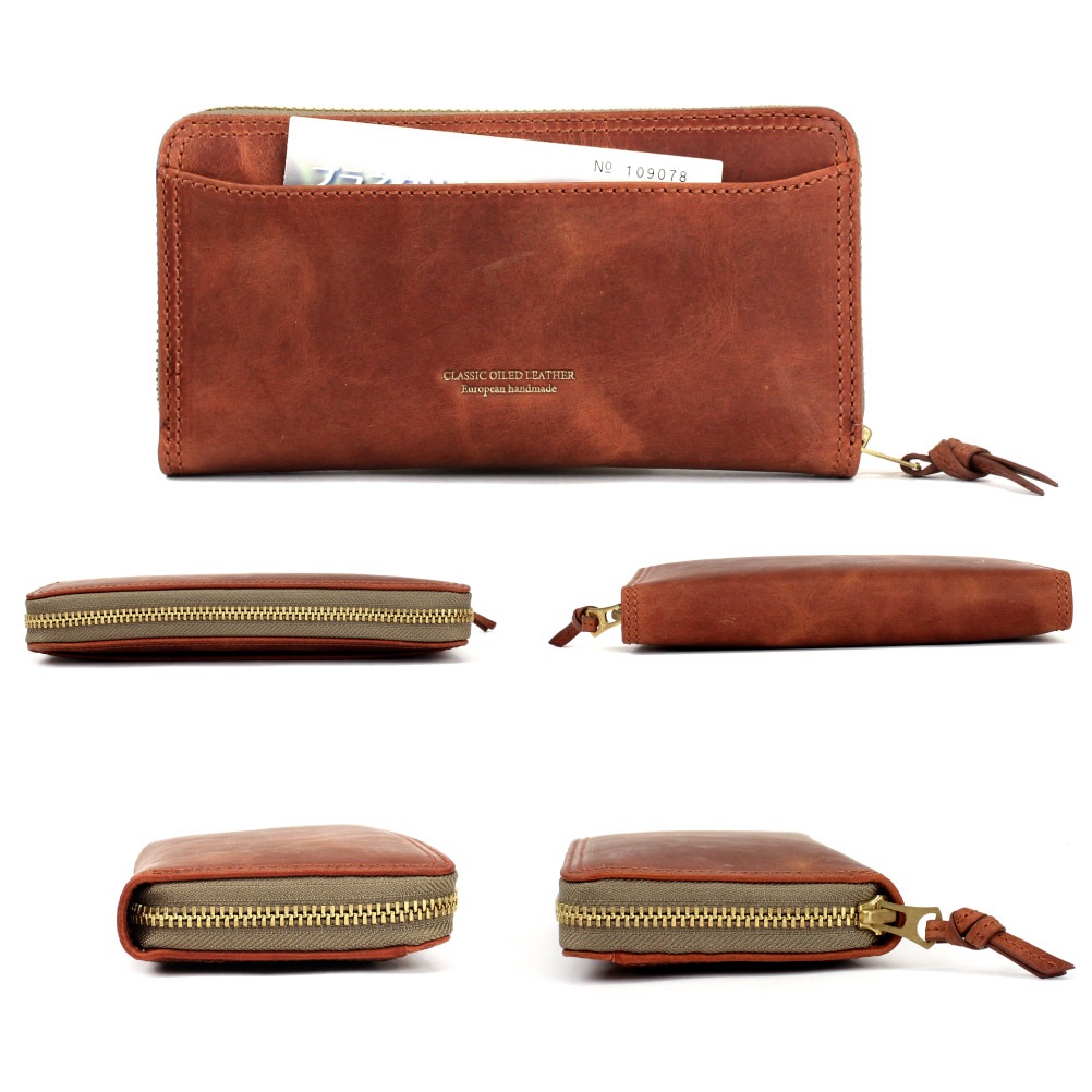 Passenger Message パッセンジャーメッセージ 財布 長財布 ラウンドファスナー メンズ ブランド 本革 牛革 革 ニュークラシック オイルレザー 952-pm-3bg201