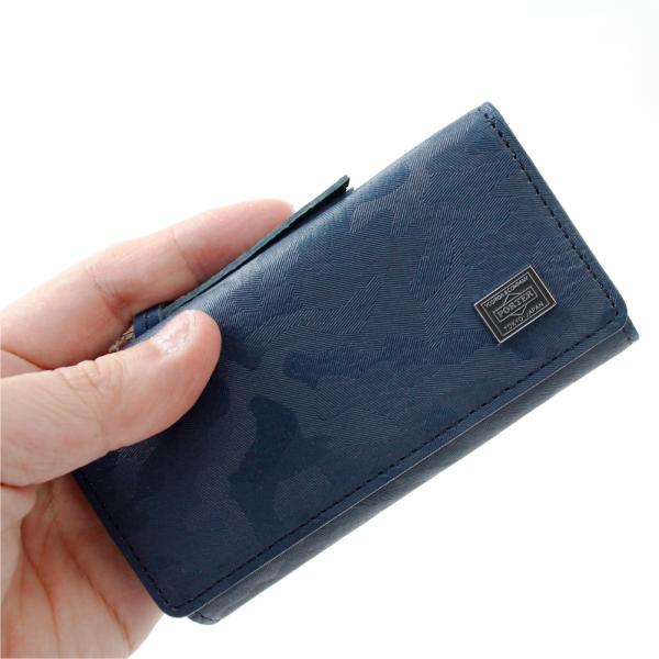 ポーター ワンダー キー ＆ コインケース 342-03845 PORTER WONDER 小銭入れ 鍵入れ 革 本革 迷彩 型押し 吉田カバン 国産 メンズ ブランド