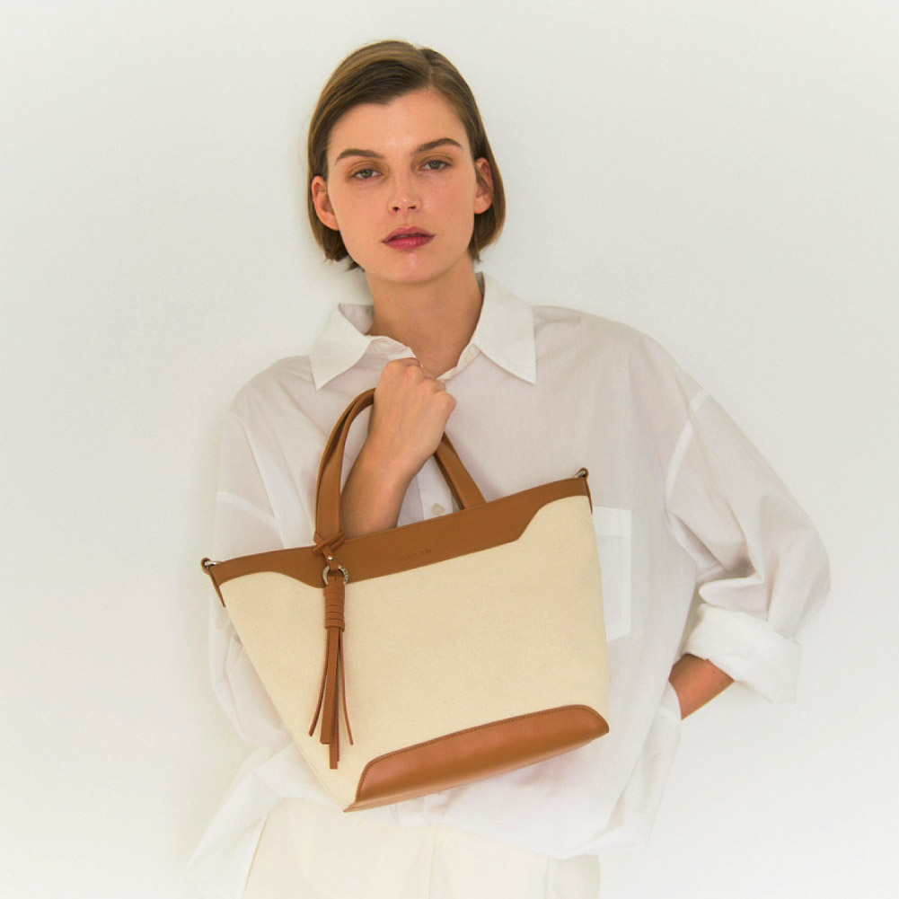 PALIO パリオ ricordo リコルド 帆布ハンドバッグ キャンバス+本革 2wayショルダー pan-005