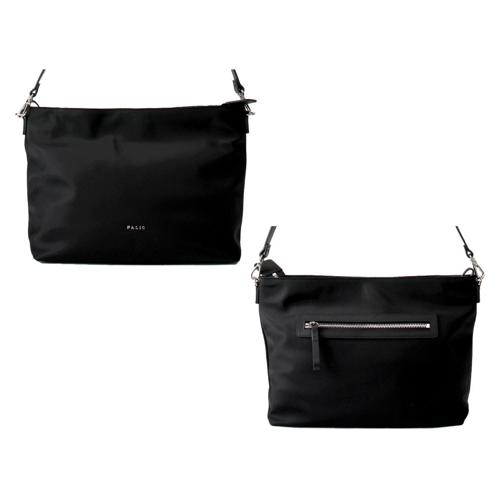 PALIO Feliy 強撥水ナイロン+本革トートバッグ&ショルダーバッグ 2way pan-004