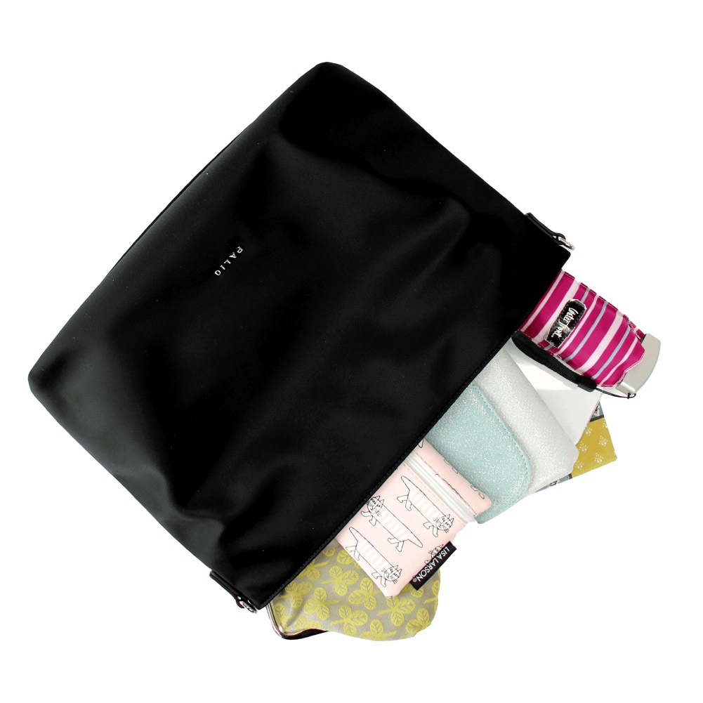 PALIO Feliy 強撥水ナイロン+本革トートバッグ&ショルダーバッグ 2way pan-004