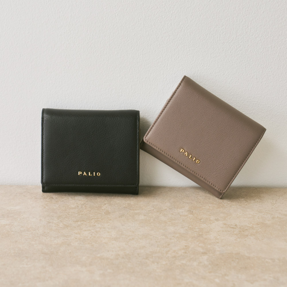 PALIO Soave ソアーヴェ レザー 二つ折り財布 薄型 PAW-014 LWGゴールド認定