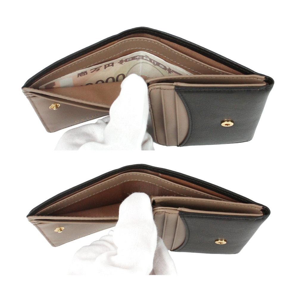 PALIO Soave ソアーヴェ レザー 二つ折り財布 薄型 PAW-014 LWGゴールド認定