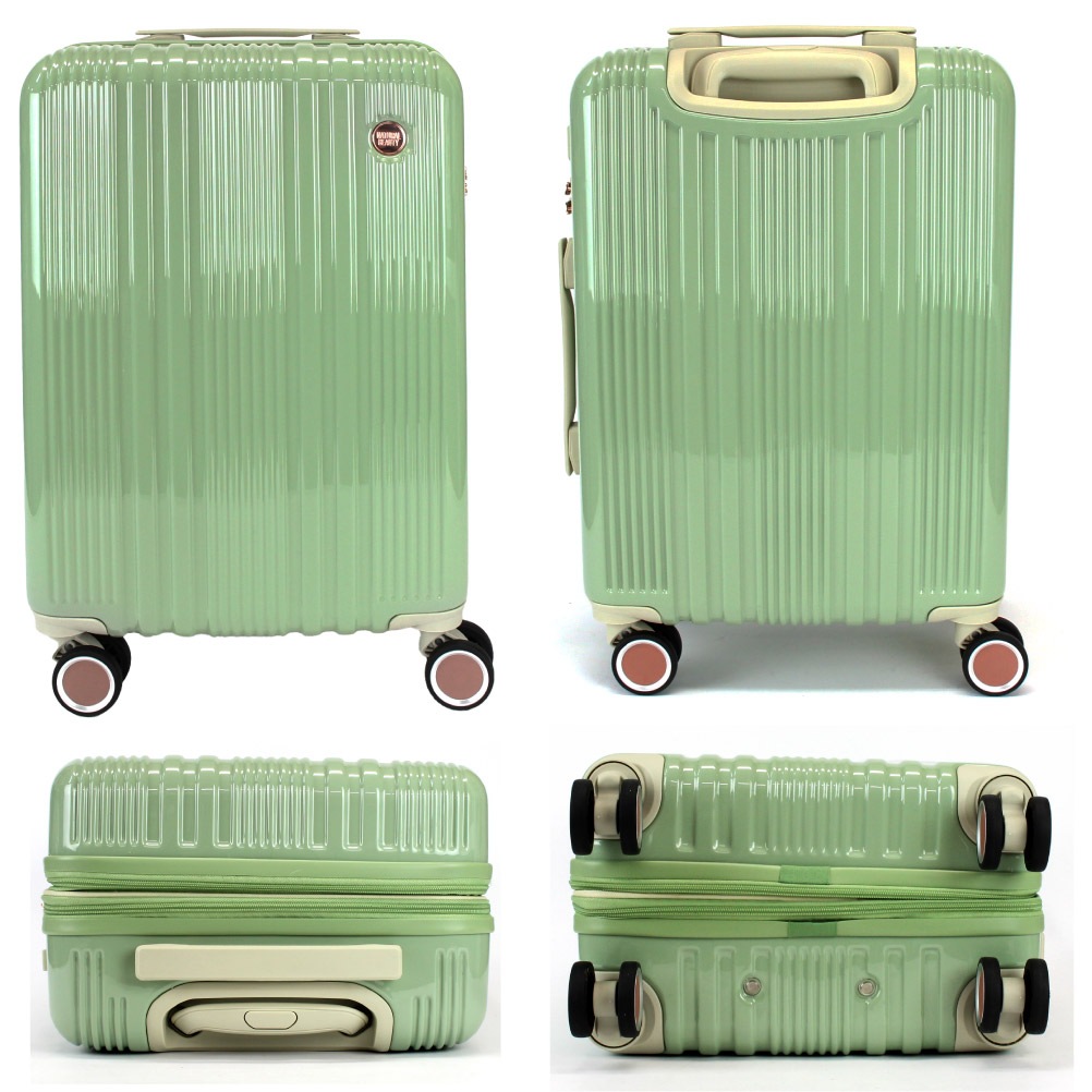 スーツケース 2泊3日 女性 キャリーバッグ 機内持ち込みサイズ キャリーケース sサイズ tsa NATURAL BEAUTY ナチュラルビューティー 1泊 2泊 拡張 40L 71200