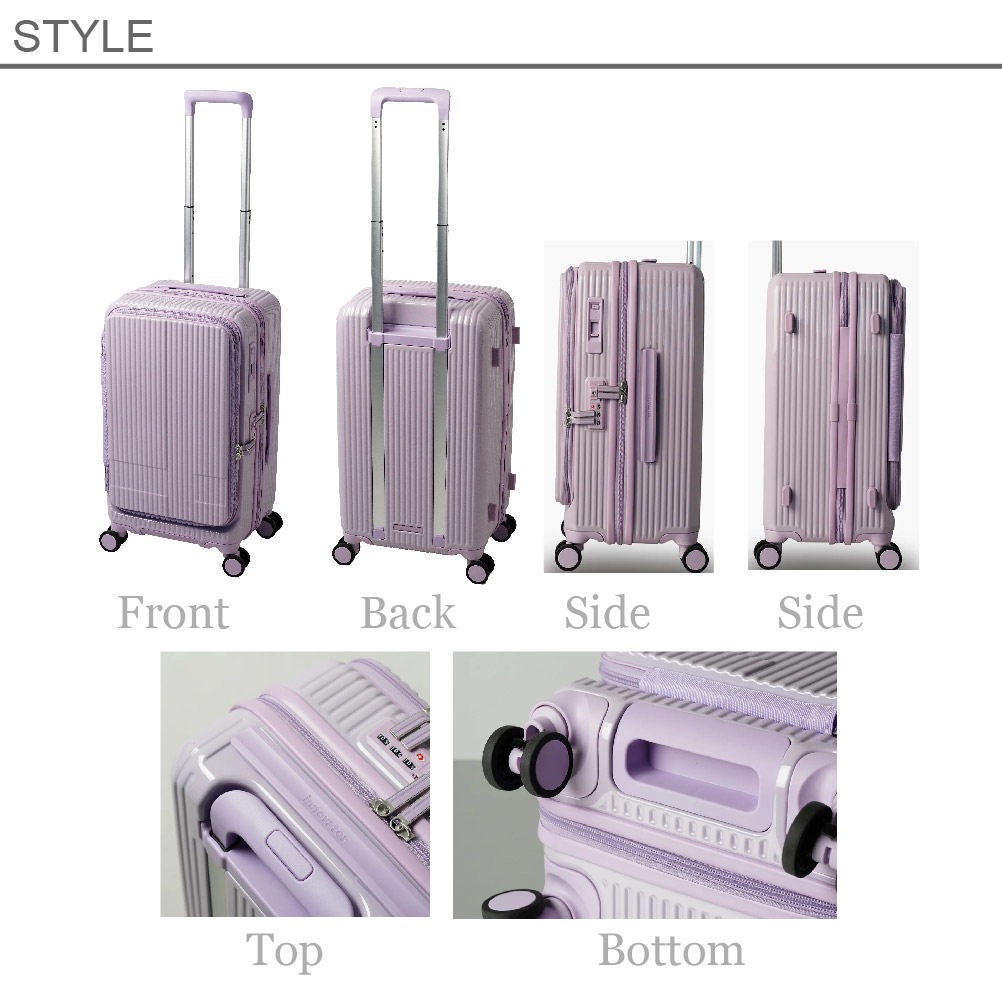 イノベーター スーツケース キャリーケース 45L ファスナータイプ TSAロック搭載 inv550dor 【8月20日から順次発送】