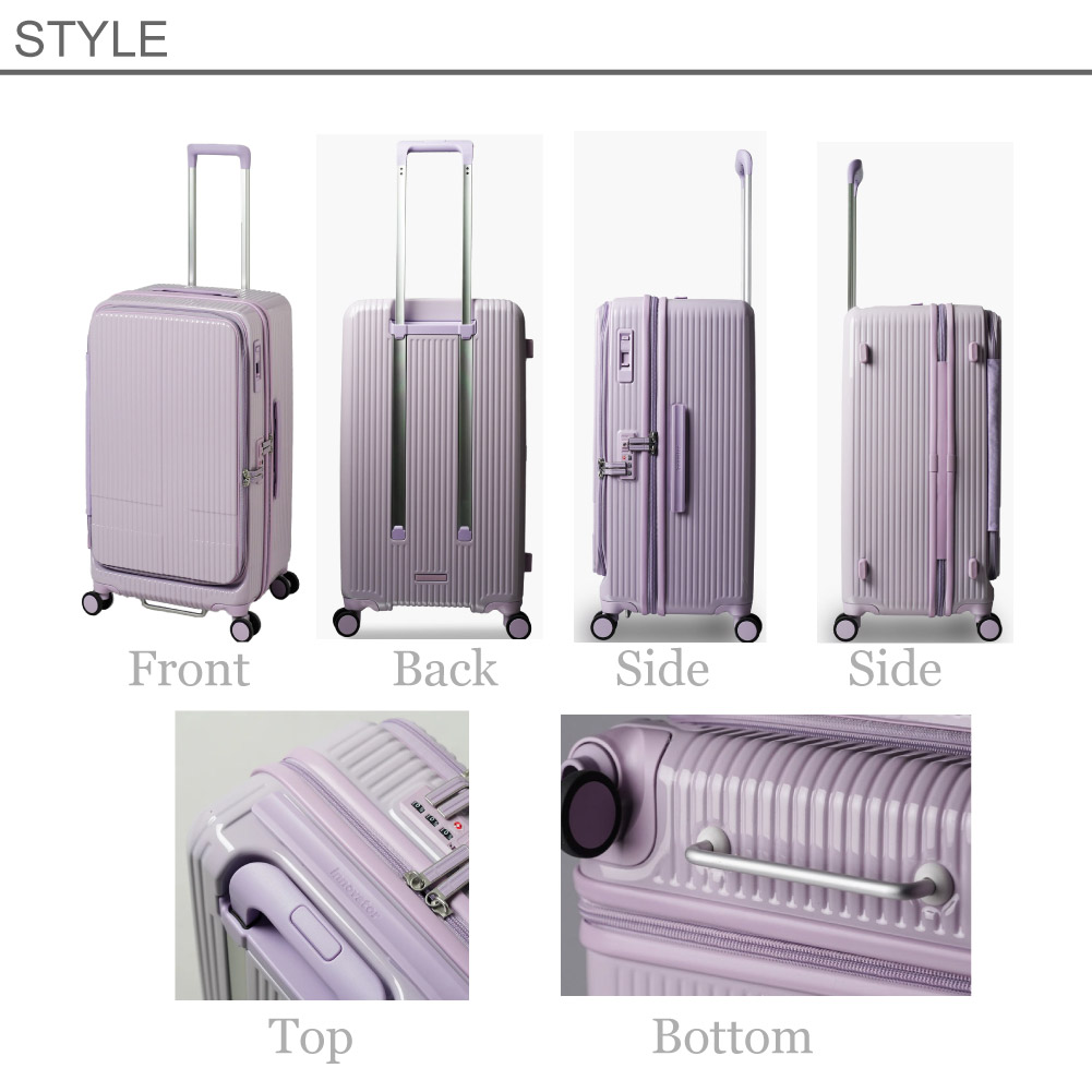 イノベーター スーツケース innovator 75L ファスナータイプ TSAロック搭載inv650DOR 6泊 7泊 大容量 ハードケース 【8月20日から順次発送】