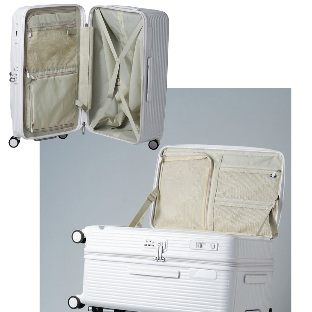 イノベーター スーツケース innovator 75L ファスナータイプ TSAロック搭載inv650DOR 6泊 7泊 大容量 ハードケース 【8月20日から順次発送】