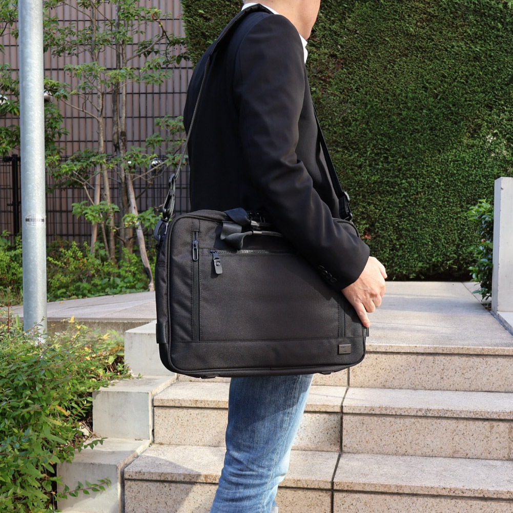 COMPLETE PLUS コンプリートプラス ビジネスバッグ 通勤バッグ ブリーフケース メンズ 二層 撥水 ブランド A4 ノートPC 自立型 961-cp-4t102
