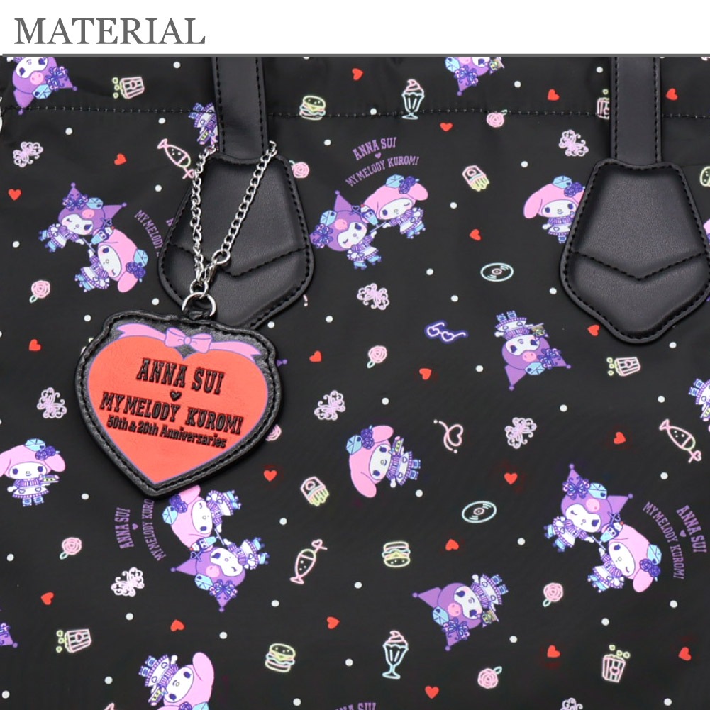 ANNA SUI アナスイ マイメロディ クロミ コラボ トートバッグ レディース 可愛い マイメロ 2025年 新作 限定コラボ ブランド サンリオ 318140