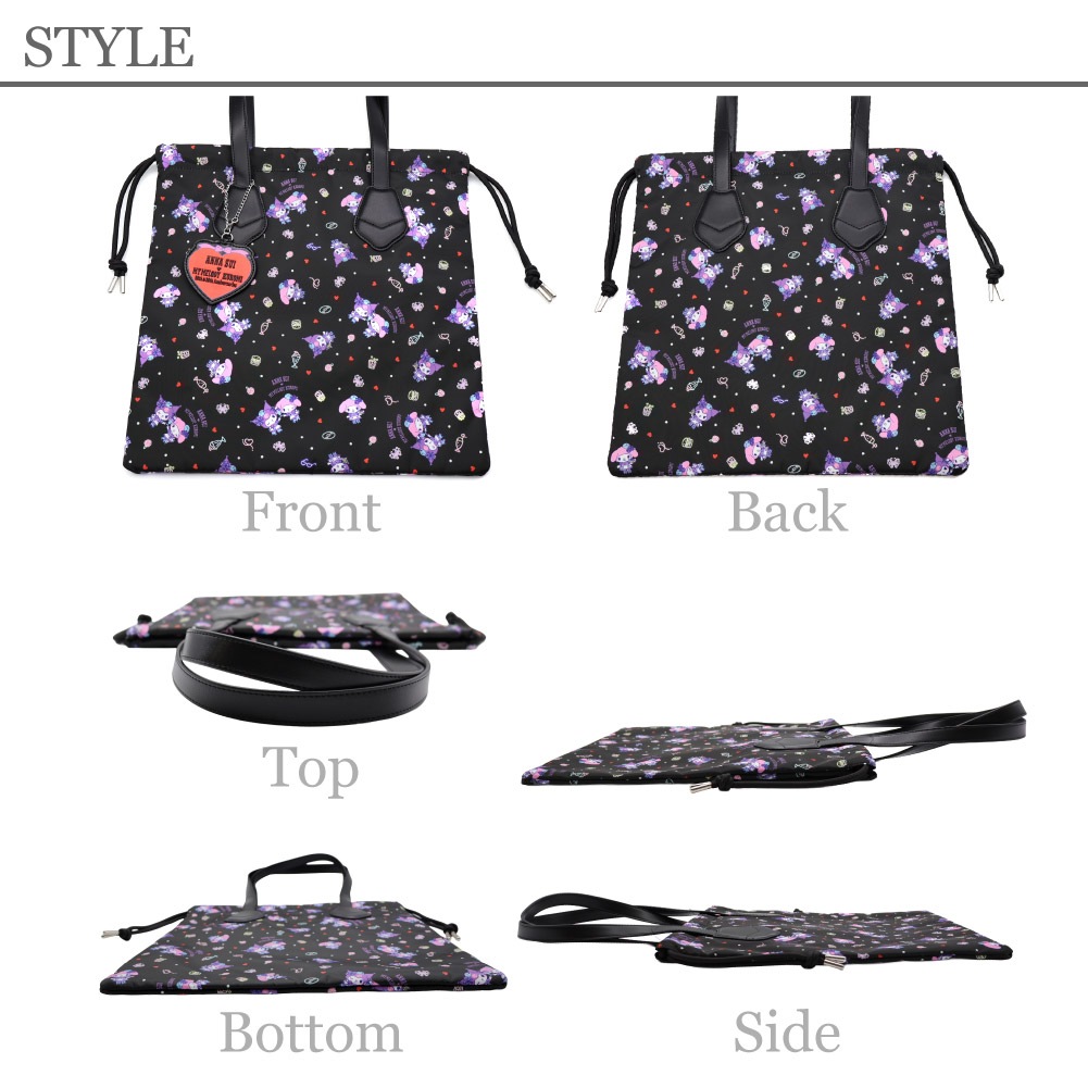 ANNA SUI アナスイ マイメロディ クロミ コラボ トートバッグ レディース 可愛い マイメロ 2025年 新作 限定コラボ ブランド サンリオ 318140