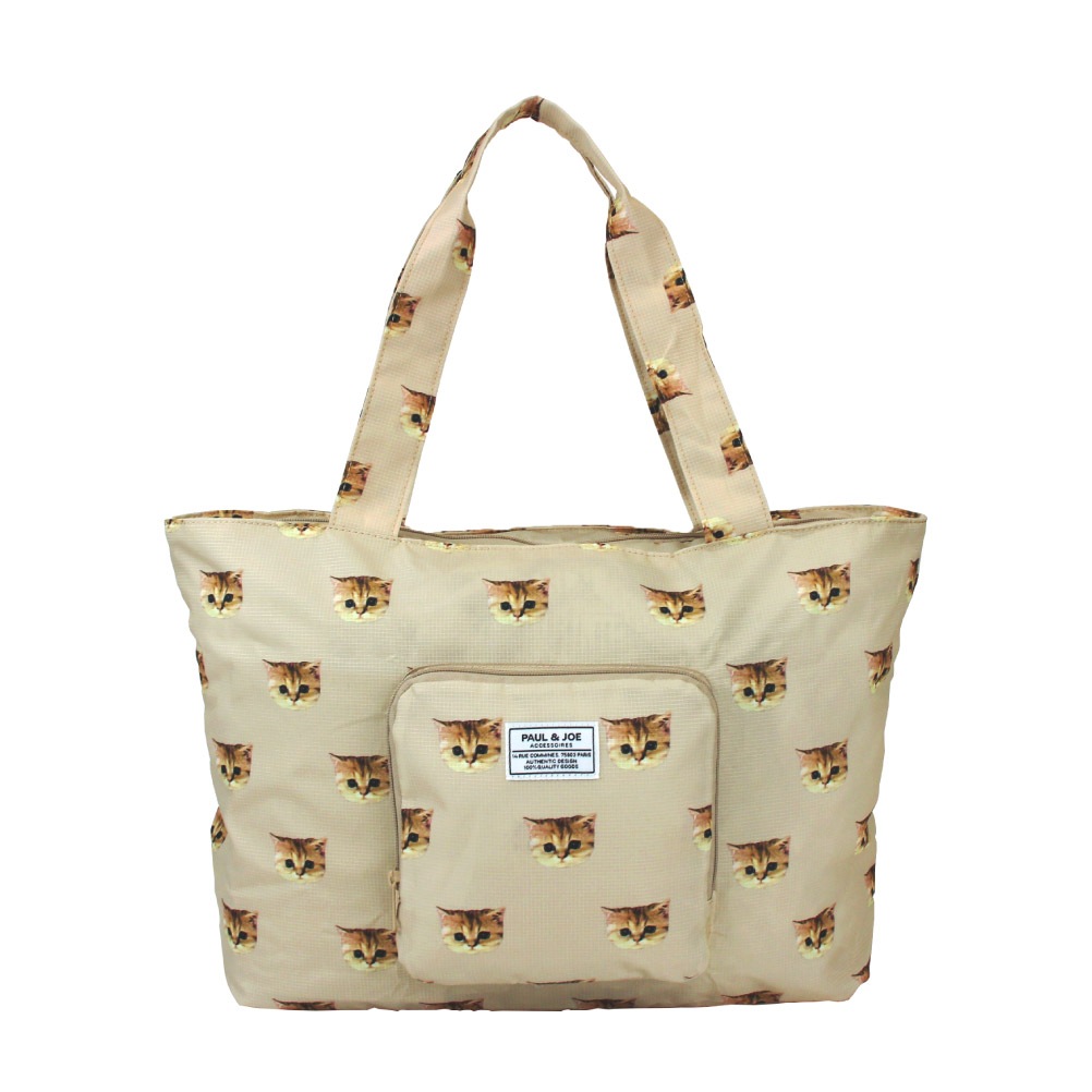 ポール&ジョー PAUL&JOE ボストンバッグ トートバッグ 折り畳み ヌネット 猫 花 バッグ レディース ショッピングバッグ トラベル 旅行 軽量 修学旅行 女子