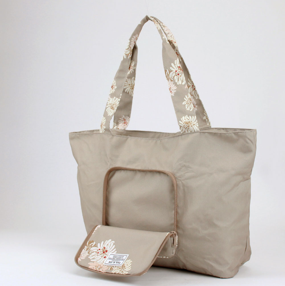 ポール&ジョー PAUL&JOE ボストンバッグ トートバッグ 折り畳み ヌネット 猫 花 バッグ レディース ショッピングバッグ トラベル 旅行 軽量 修学旅行 女子