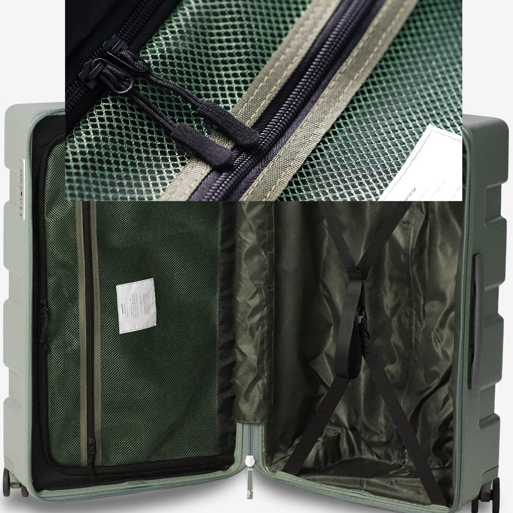 イノベーター スーツケース innovator IW66 75L Middle ジッパー キャリーバッグ キャリーケース 4日 6日 大容量 TSAロック 4つのハンドル ラウンドファスナー仕切り 4点付属品付き 双輪キャスター 360度回転 【8月20日から順次発送】