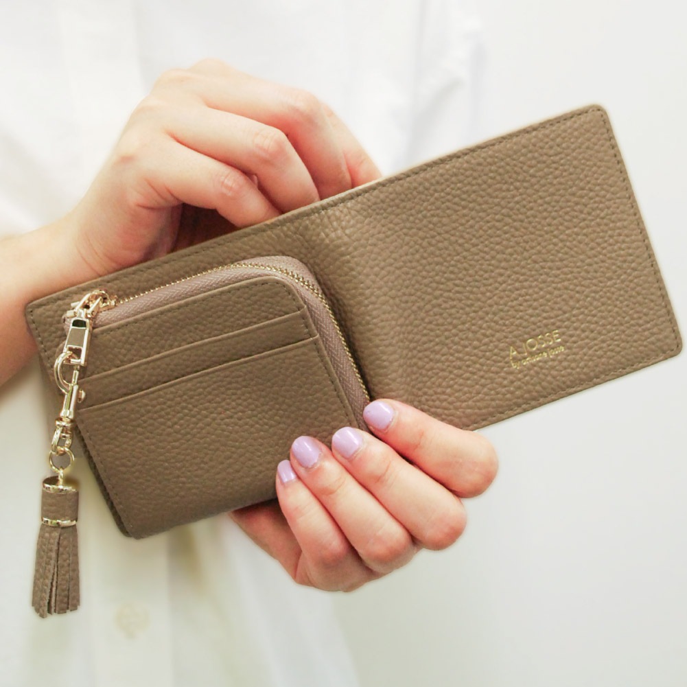 Artisane josse アルチザンヌ・ジョゼ Petit LuLu プティルル 財布 二つ折り財布 スリム レザー 革 牛革 本革 レディース ブランド スキミング防止 RFID スキミング 958-aj-4k001s