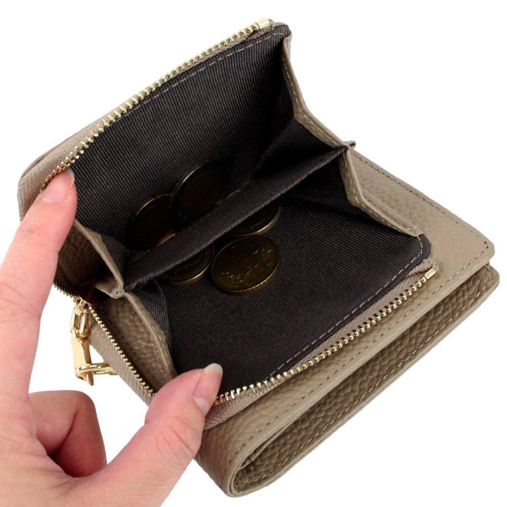 Artisane josse アルチザンヌ・ジョゼ Petit LuLu プティルル 財布 二つ折り財布 スリム レザー 革 牛革 本革 レディース ブランド スキミング防止 RFID スキミング 958-aj-4k001s