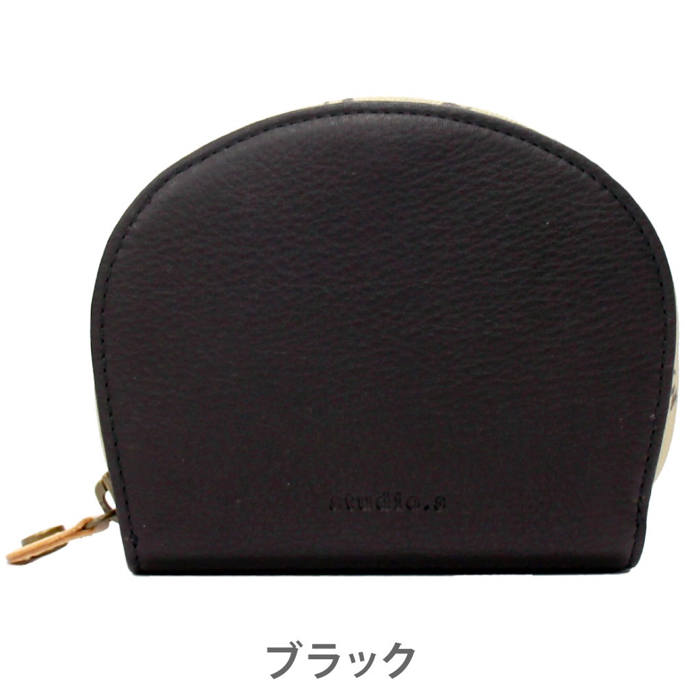 studio.s スタディオエス 折り財布 二つ折り財布 折り 二つ折り 財布 革 便利 レディース 本革 牛革 レザー 丸い 女 レザー たくさんカードが入る ラウンドファスナー ブランド かわいい おしゃれ テウーリ
