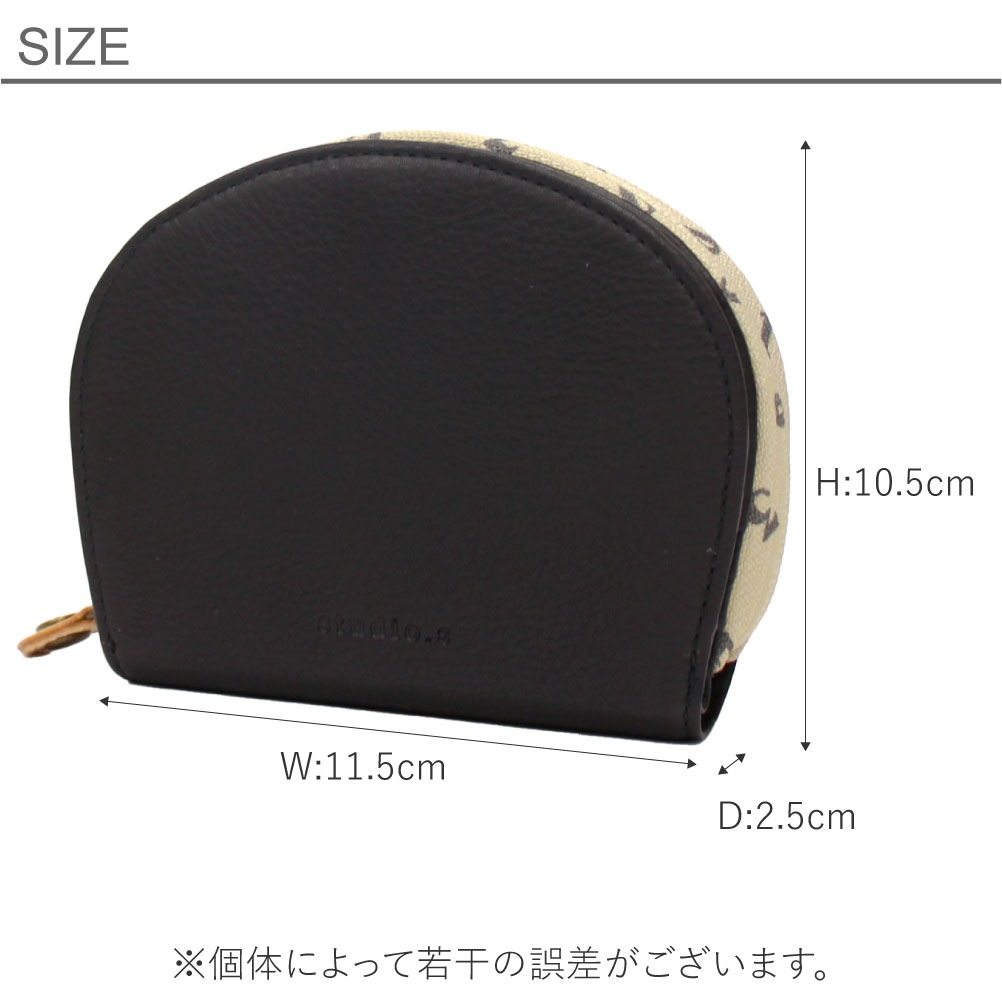 studio.s スタディオエス 折り財布 二つ折り財布 折り 二つ折り 財布 革 便利 レディース 本革 牛革 レザー 丸い 女 レザー たくさんカードが入る ラウンドファスナー ブランド かわいい おしゃれ テウーリ