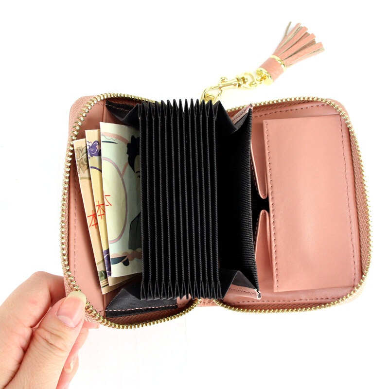 Artisane josse アルチザンヌ・ジョゼ 小銭入れ コインケース 二つ折 BOX型 じゃばら 革 牛革 本革 レディース ブランド スキミング防止 RFID Petit LuLu プティルル 958-aj-4k005s