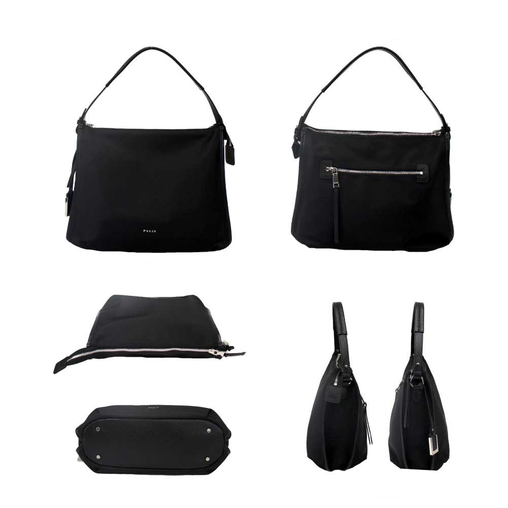 PALIO cartella leggero 2wayバッグ ハンドバッグ 本革+強撥水ナイロン PAN-001