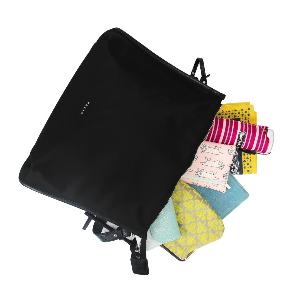 PALIO cartella leggero 2wayバッグ ハンドバッグ 本革+強撥水ナイロン PAN-001