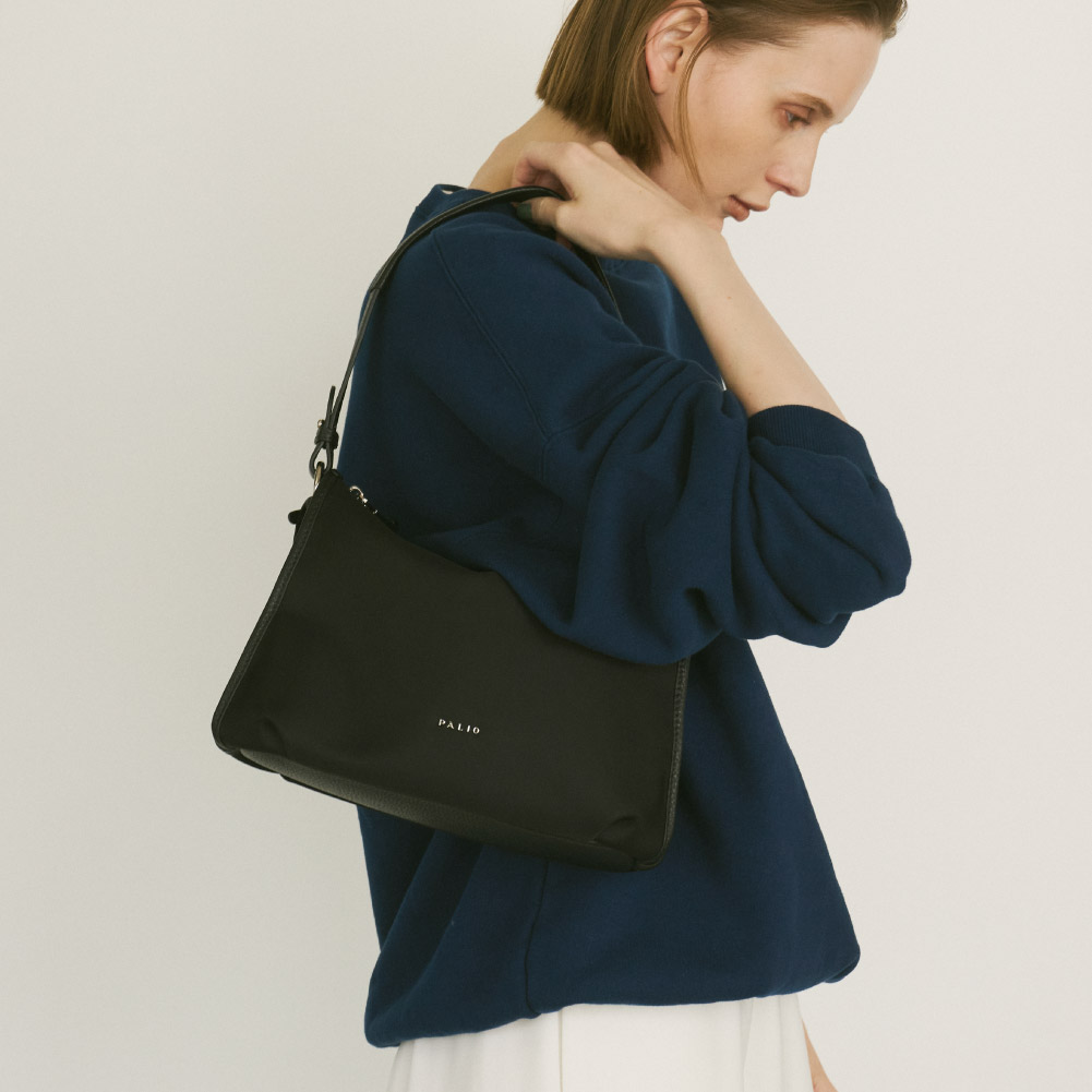 PALIO carteiia leggero 2wayバッグ ハンドバッグ ショルダーバッグ 強撥水ナイロン+本革 パリオ PAN-002