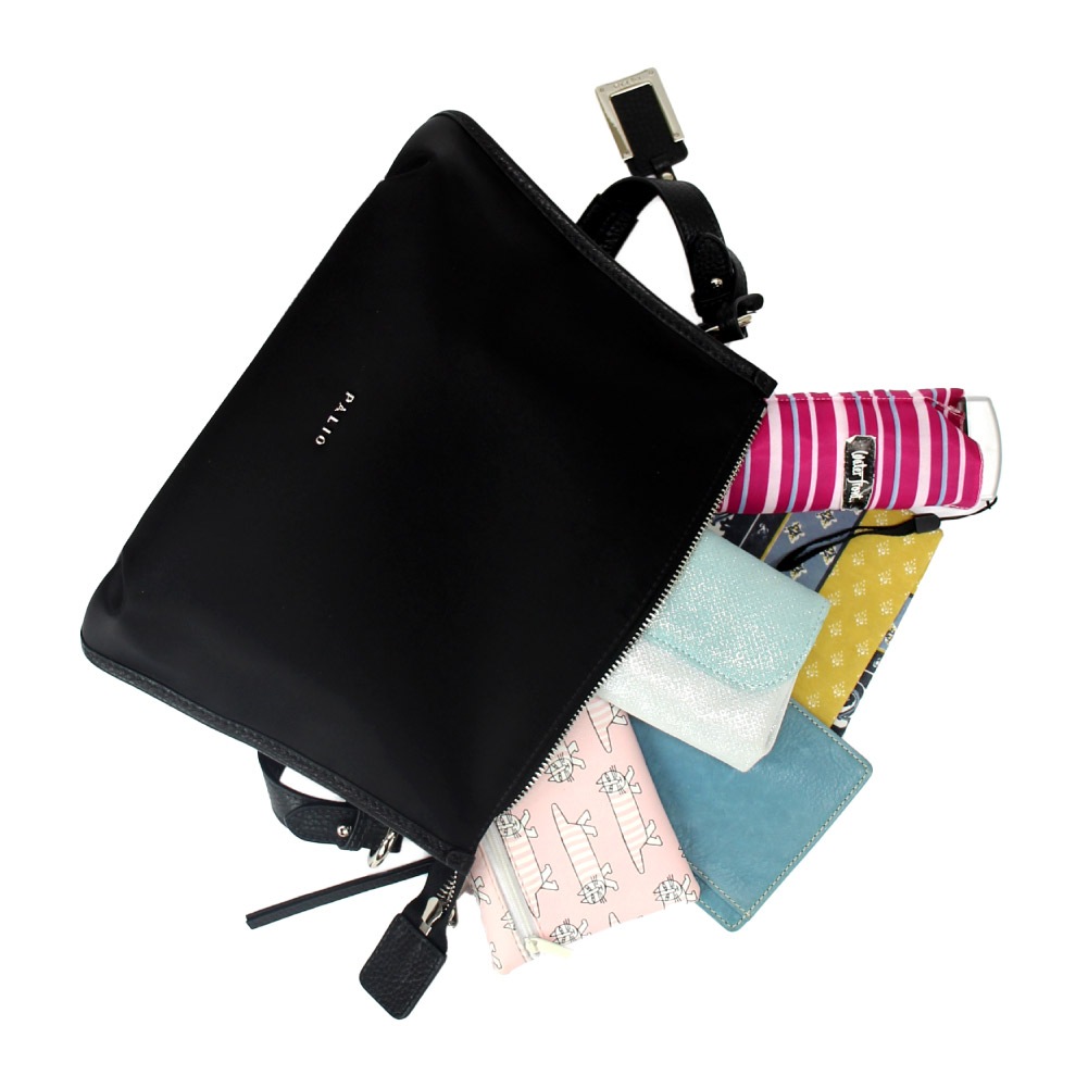 PALIO carteiia leggero 2wayバッグ ハンドバッグ ショルダーバッグ 強撥水ナイロン+本革 パリオ PAN-002