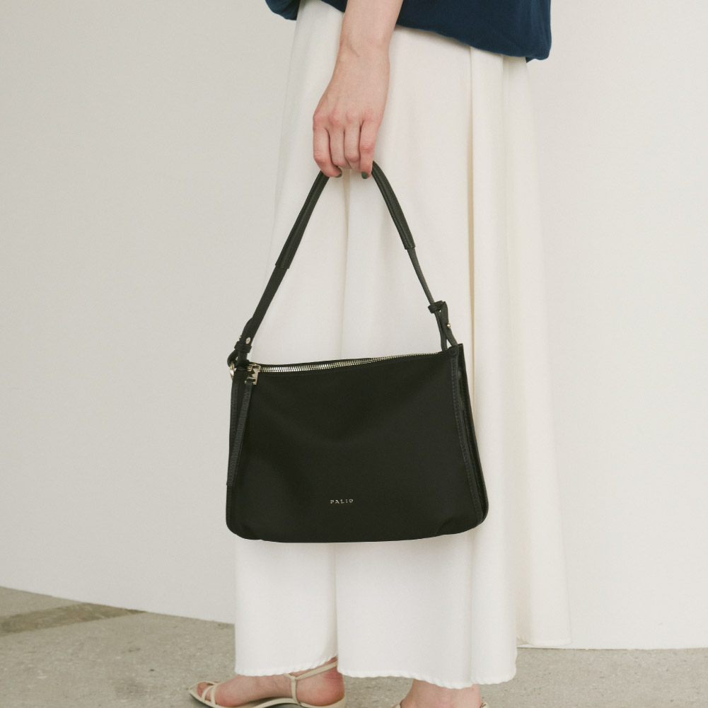 PALIO carteiia leggero 2wayバッグ ハンドバッグ ショルダーバッグ 強撥水ナイロン+本革 パリオ PAN-002