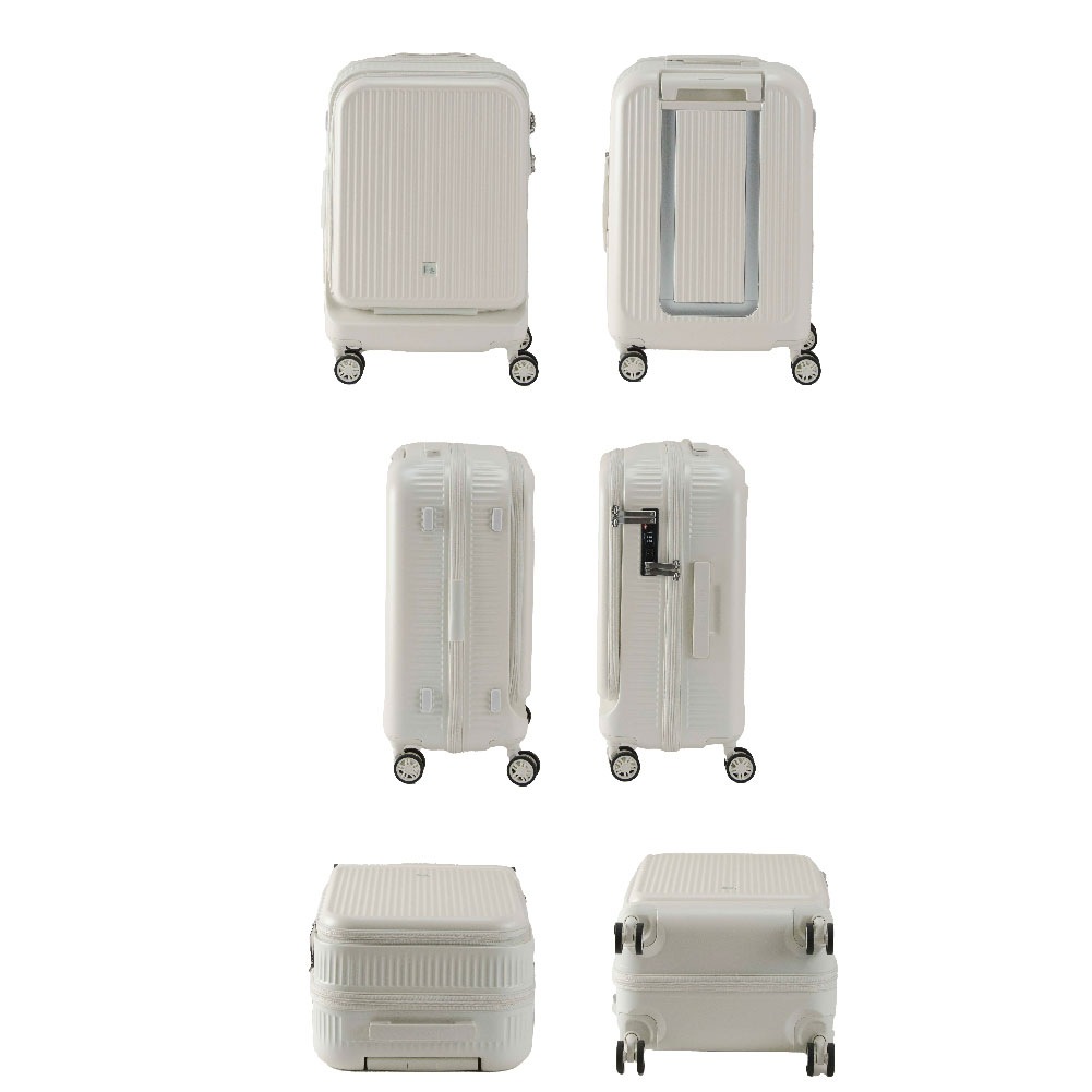 FREQUENTER フリクエンター Aura アウラ キャリーケース Sサイズ フロントオープン型 スーツケース キャリーバッグ 2泊 3泊 TSA 4輪 機内持ち込み型 1-511