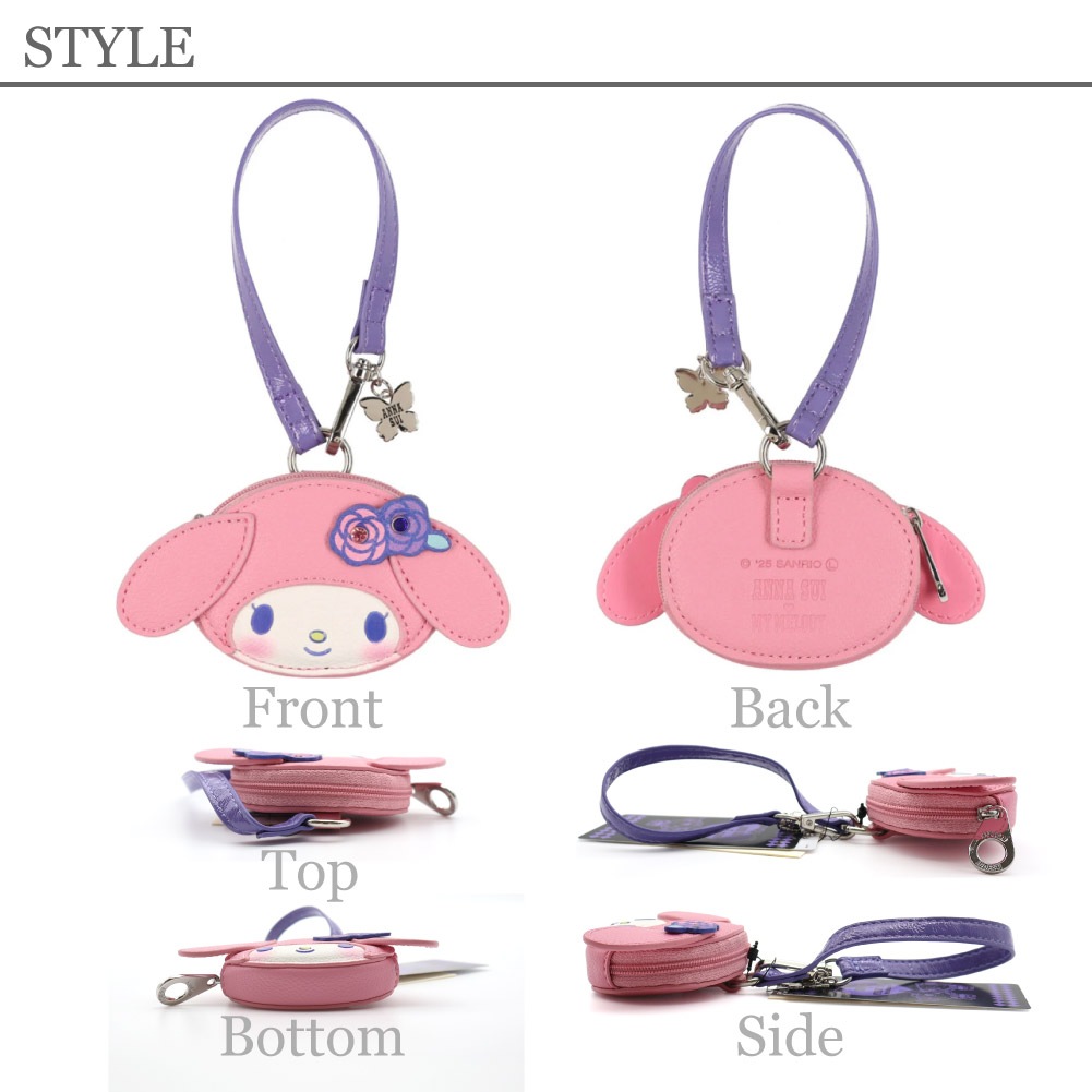 ANNA SUI アナスイ マイメロチャーム マイメロコラボ クロミコラボ レディース バッグチャーム チャーム サンリオコラボ マイメロ マイメロディ ブランド 可愛い 限定コラボ 2025年 新作 318146 