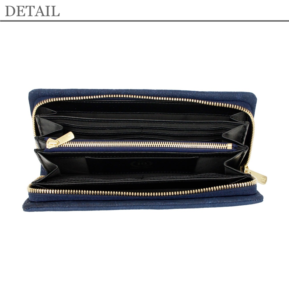 【ノベルティ プレゼント】BAGGY PORT バキーポート 長財布 メンズ ヌバックレザー 藍染めヌバックレザー ブランド ZYS490