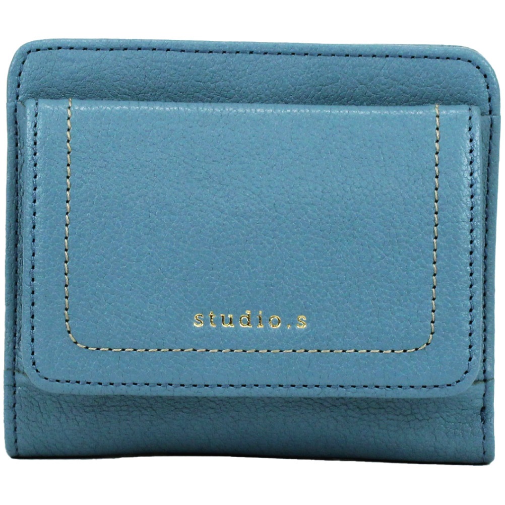 studio.s スタディオ エス 2つ折り財布 レディース ブランド 本革 BOX ボックス型 牛革 レザー 大容量 Kolme コルメ 953-ss-24f03