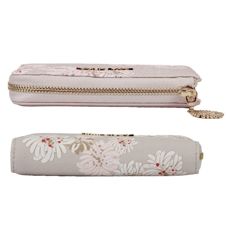 キーケース レディース 花 PAUL&JOE ACCESSOIRES ポール&ドジョー アクセソワ クリザンテーム カード入れ スマートキー 鍵入れ リニューアル版 pja-w975