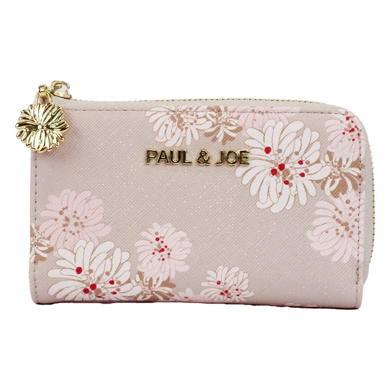 キーケース レディース 花 PAUL&JOE ACCESSOIRES ポール&ドジョー アクセソワ クリザンテーム カード入れ スマートキー 鍵入れ リニューアル版 pja-w975