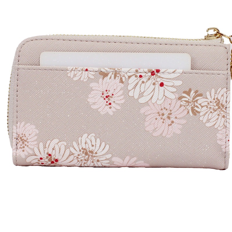 キーケース レディース 花 PAUL&JOE ACCESSOIRES ポール&ドジョー アクセソワ クリザンテーム カード入れ スマートキー 鍵入れ リニューアル版 pja-w975