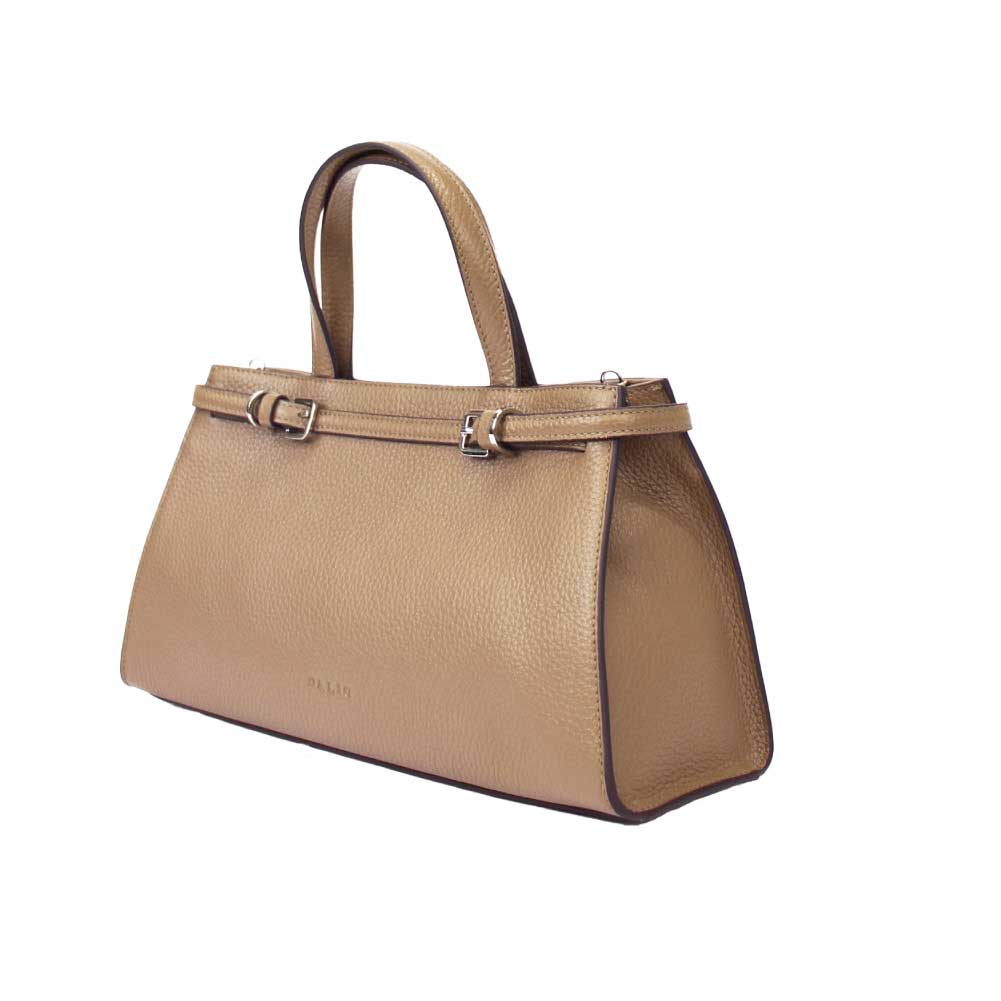 PALIO fortuna ショルダーバッグ ハンドバッグ ベルトモチーフ 2WAY 本革 935-pa-243 LWGゴールド認定