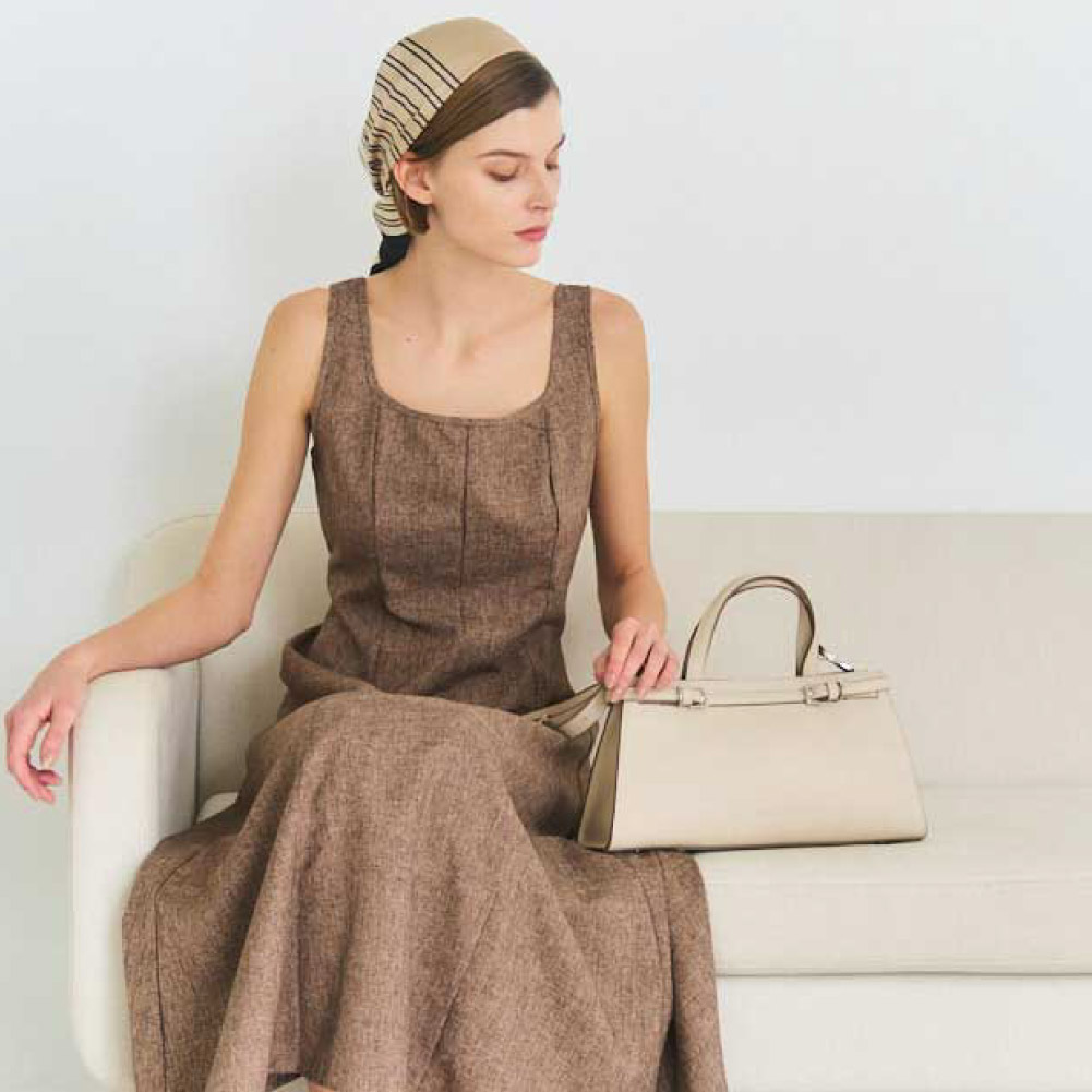 PALIO fortuna ショルダーバッグ ハンドバッグ ベルトモチーフ 2WAY 本革 935-pa-243 LWGゴールド認定