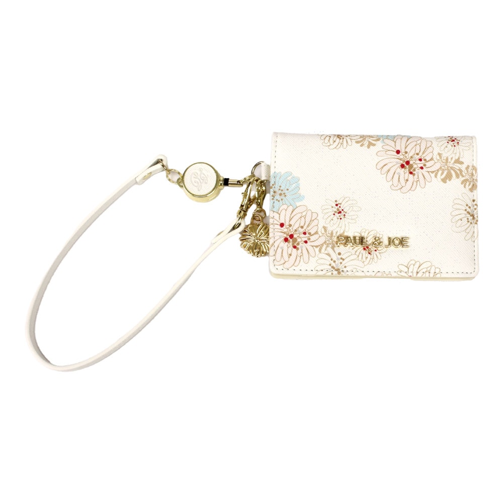 PAUL&JOE ポールアンドジョー パスケース リール付き pja-w974