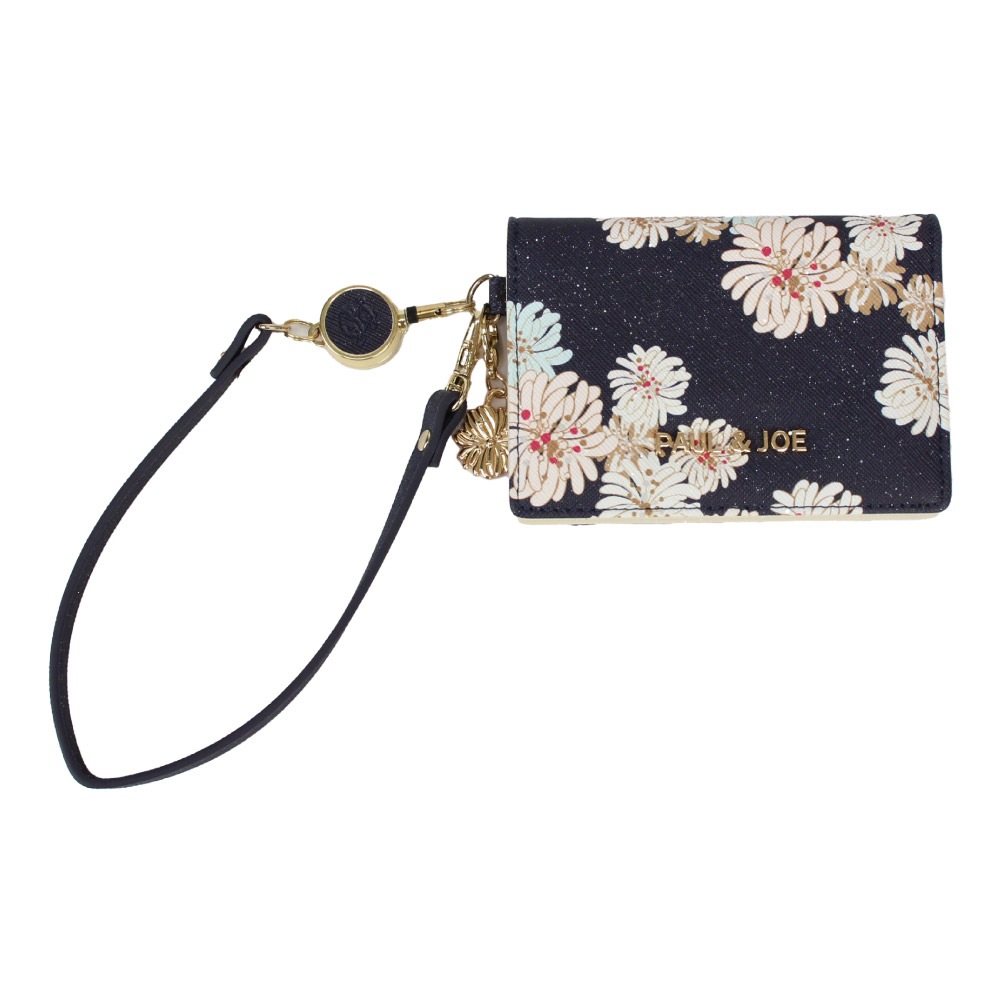 PAUL&JOE ポールアンドジョー パスケース リール付き pja-w974