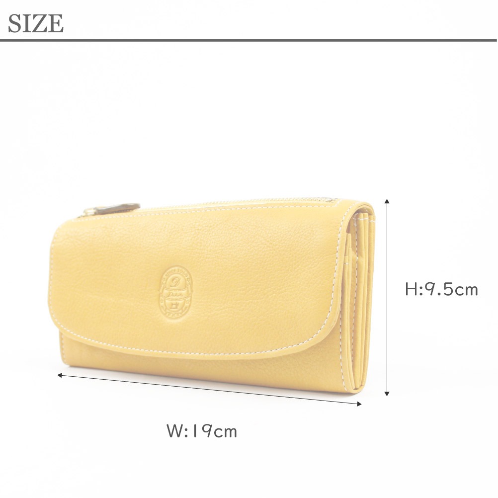 Dakota ダコタ 長財布 イデーア 小銭入れ付き長財布 0030181 レディース 財布 かぶせ 本革 レザー SDGs ゼオライト鞣し ギフト