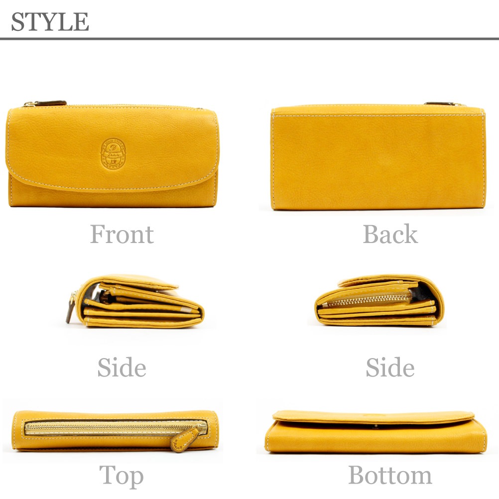 Dakota ダコタ 長財布 イデーア 小銭入れ付き長財布 0030181 レディース 財布 かぶせ 本革 レザー SDGs ゼオライト鞣し ギフト