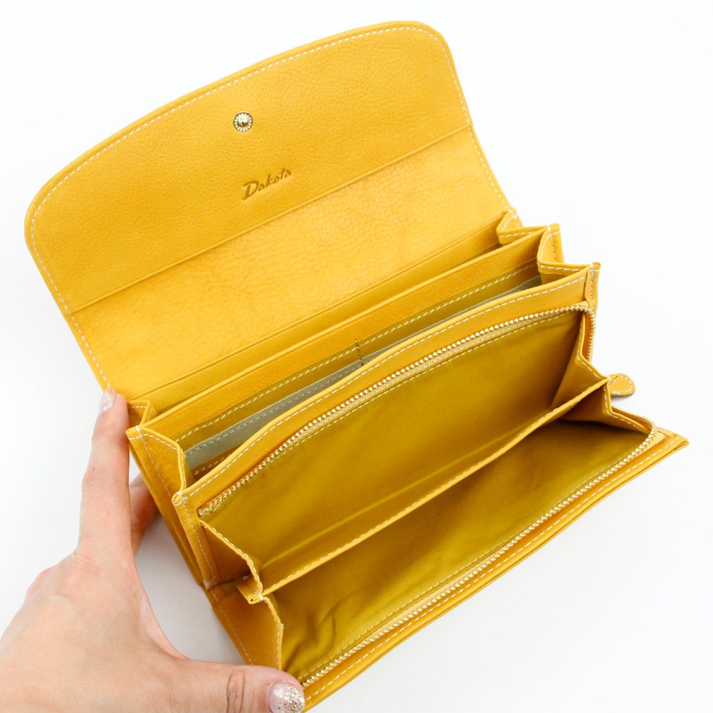 Dakota ダコタ 長財布 イデーア 小銭入れ付き長財布 0030181 レディース 財布 かぶせ 本革 レザー SDGs ゼオライト鞣し ギフト