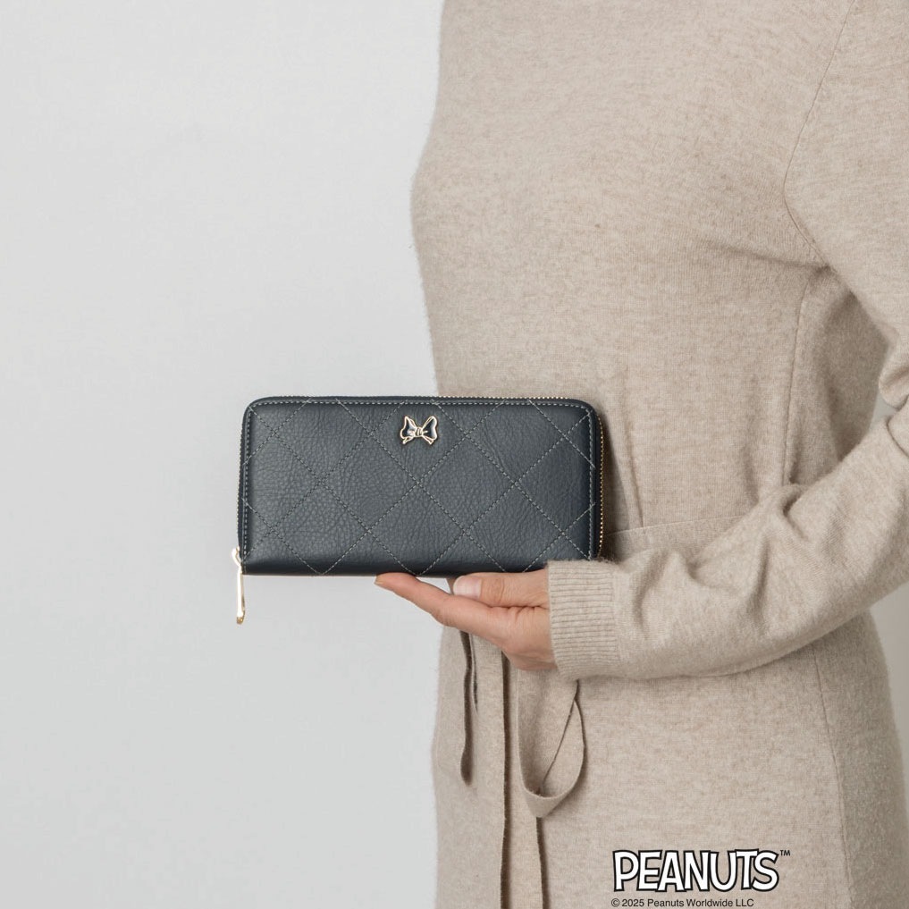 CLATHAS クレイサス 財布 スヌーピーコラボ スヌーピー長財布 スヌーピー コラボ ラウンドファスナー長財布 牛革 レディース 大容量 カードたくさん PEANUTS コレクション 190510