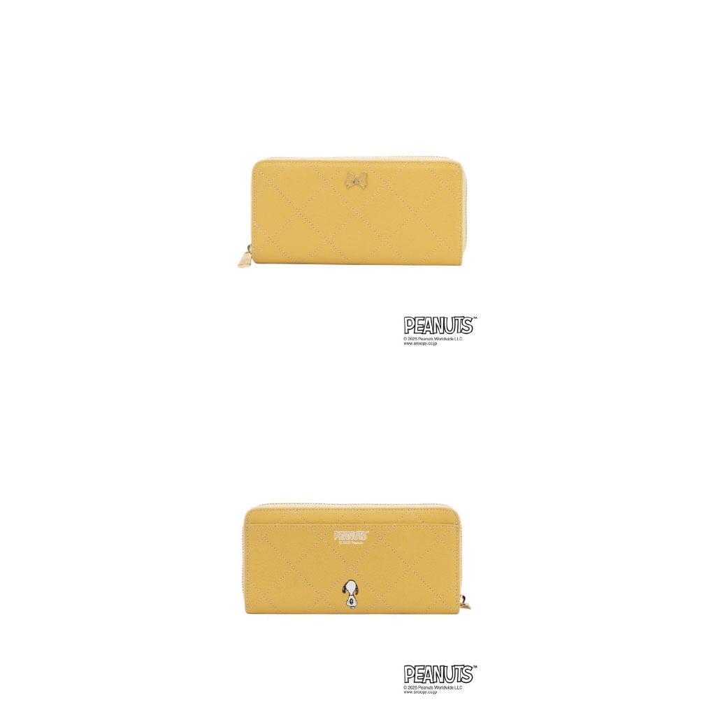CLATHAS クレイサス 財布 スヌーピーコラボ スヌーピー長財布 スヌーピー コラボ ラウンドファスナー長財布 牛革 レディース 大容量 カードたくさん PEANUTS コレクション 190510