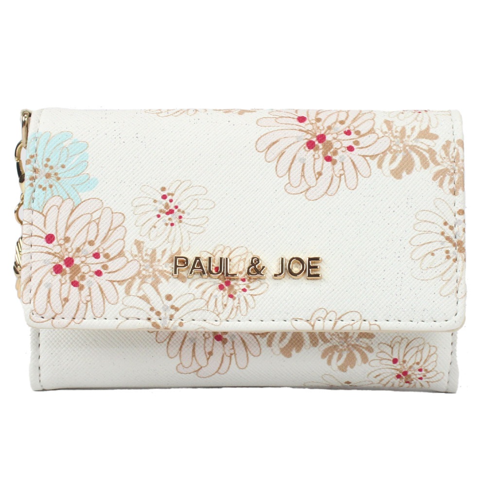 PAUL&JOE 名刺入れ カードケース ポールジョー レディース ブランド カード入れ 二つ折り 通勤 名刺ケース 定期入れ パスケース リニューアル版 pja-w973