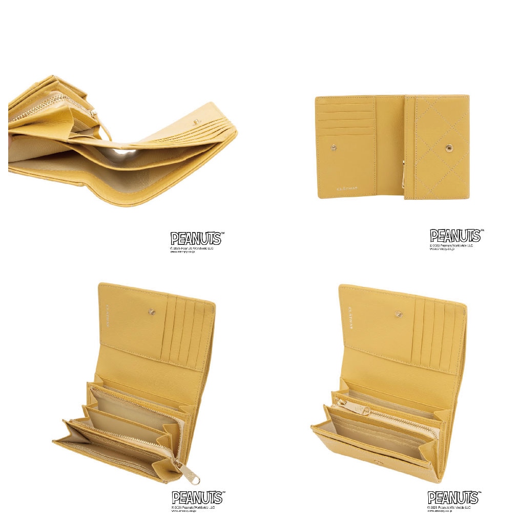 新作 スヌーピーコラボ クレイサス CLATHAS 財布 スヌーピー コラボ 二