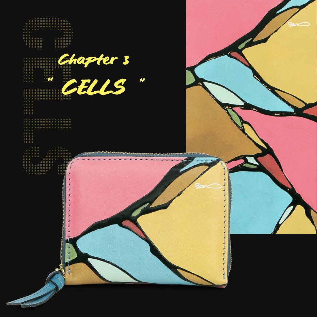 perche ペルケ 富永ボンド コラボ 折り財布 財布 レディース じゃばら ランド レザー 本革 牛革 おしゃれ 人と被らない 08-06-04050