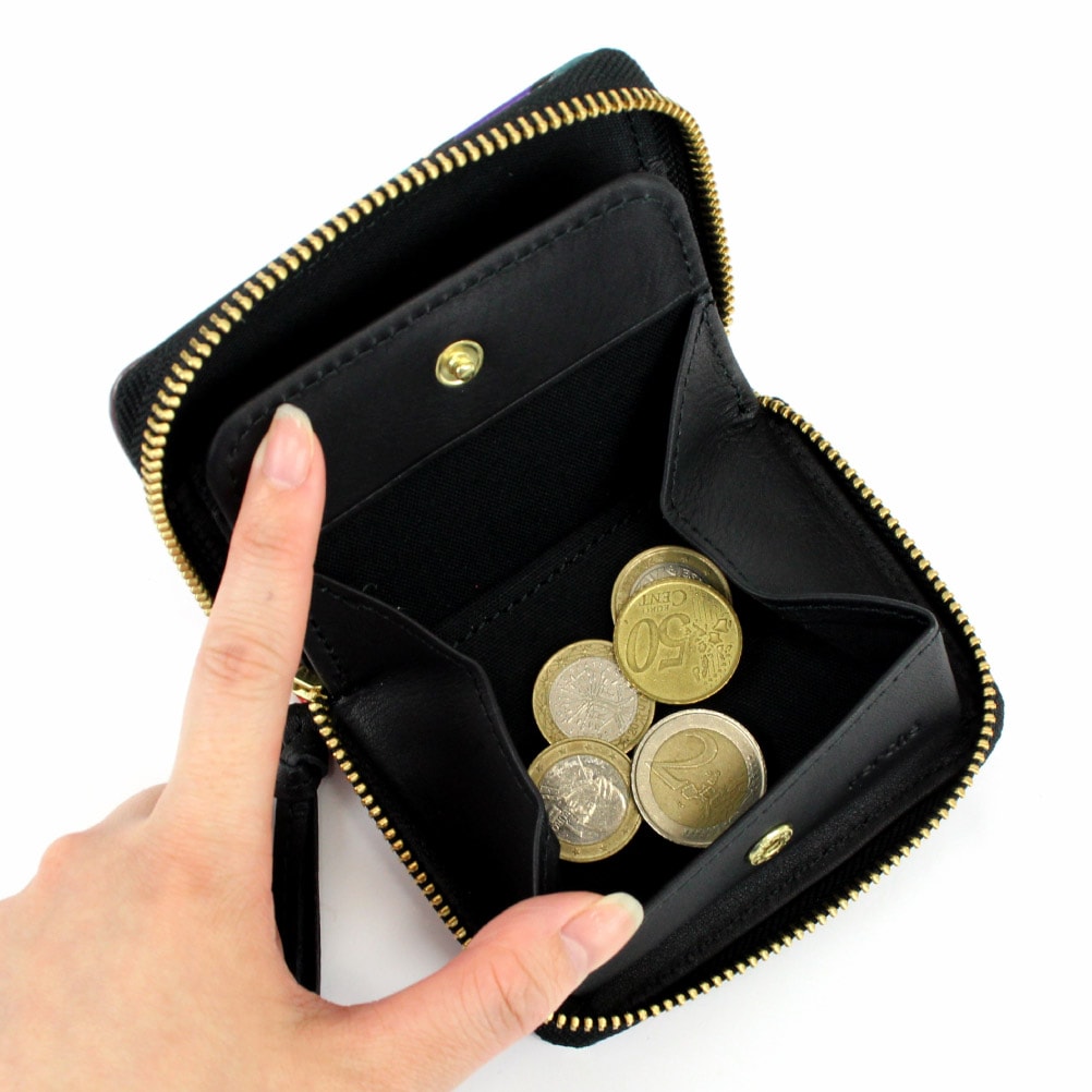 perche ペルケ 富永ボンド コラボ 折り財布 財布 レディース じゃばら ランド レザー 本革 牛革 おしゃれ 人と被らない 08-06-04050