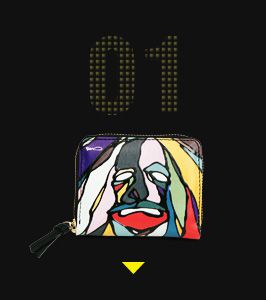 perche ペルケ 富永ボンド コラボ 折り財布 財布 レディース じゃばら ランド レザー 本革 牛革 おしゃれ 人と被らない 08-06-04050